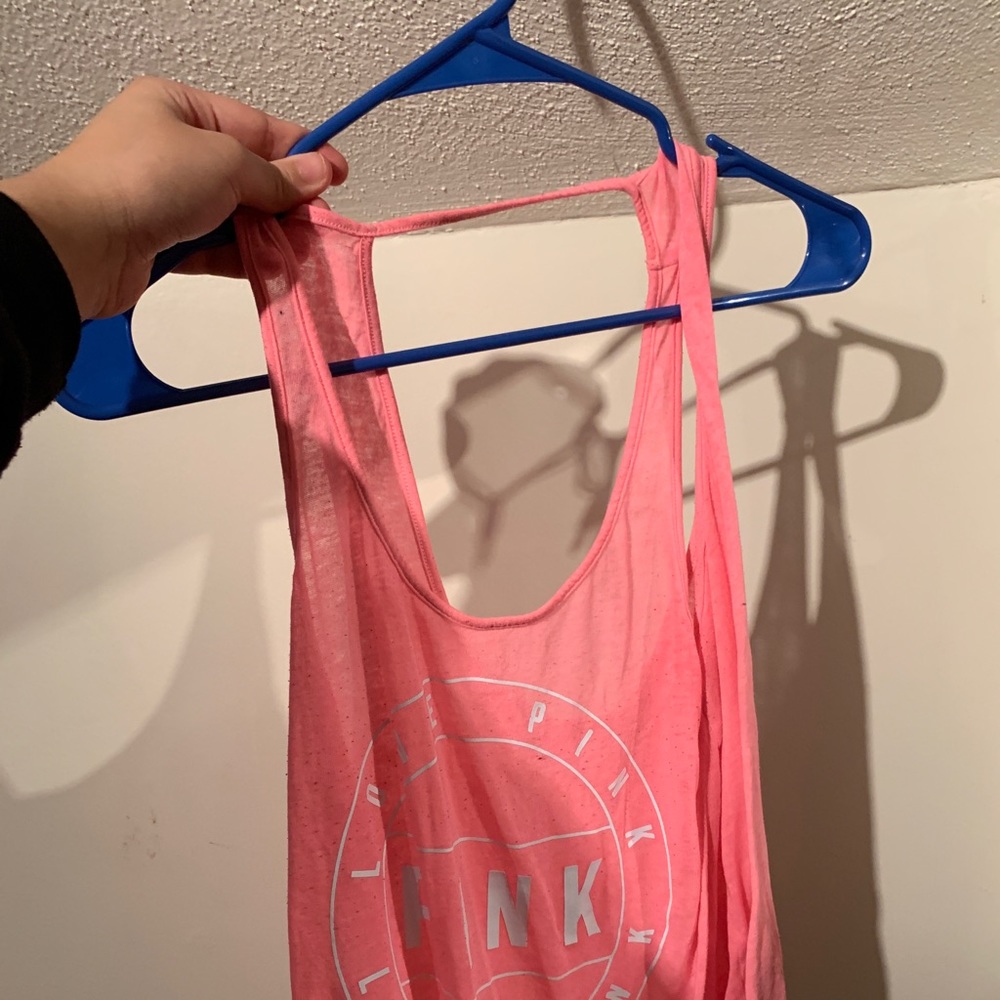 PinkVS pink tank top